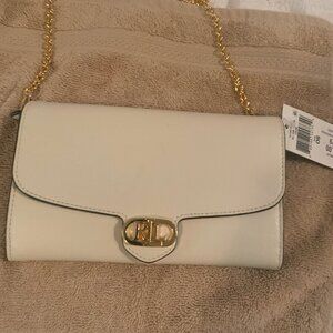 Leather Medium White Crossbody Bag